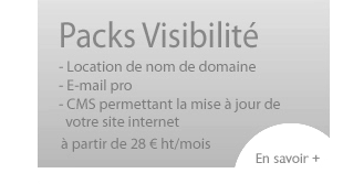 Site internet pack visibilité